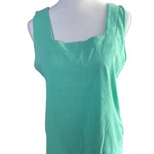 Fresh Produce - Boxy Tank - Mint Green - NWT - Size Small - 100% Cotton